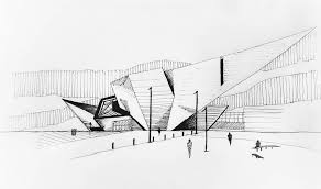The Denverartmuseum Pointer Sketch Denver Art Museum Architecture Drawing Architecture Sketch