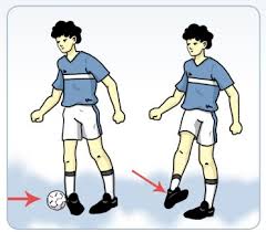 Teknik menggiring bola (dribbling) sumber gambar: 5 Teknik Menghentikan Bola Dalam Permainan Sepak Bola Olahragapedia Com