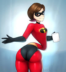 Witness Elastigirl's elastic lust in explicit Rule 34 content