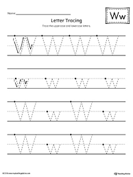 Free printable lowercase alphabet tracing worksheets a to z activity with image is wonderful way to teach kids about lowercase english letters. Letter W Tracing Printable Worksheet Myteachingstation Com