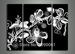 3 piece black white flower wall art print (8x10), printed and shipped, line art modern botanical decor, wildflowers sketch, floral bouquet inkflowprints 5 out of 5 stars (82) sale price $14.40 $ 14.40 $ 16.00 original price $16.00 (10% off. Hand Painted Black White Canvas Painting Pictures Of Flowers Modern Abstract 3 Piece Wall Art Oil Picture Decoration Set Noframe Painting Pictures Flowers Pictures Acrylic Paintingspainting Picture Frame Aliexpress