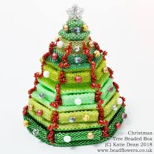 Christmas tree shops customer service contact info. Peyote Stitch Tutorial For A Christmas Tree Beaded Box Advent Etsy