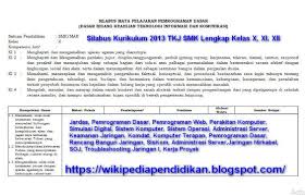 Download Gratissilabus Smk Jurusan Tkj Teknik Komputer Jaringan Kurikulum 2013 K13 Kurtilas Revisi 2017 Kelas X Kurikulum Perlengkapan Kelas Teknik Komputer