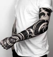 Black And White Japanese Tattoo Leg Sleeve Japanese Ink On Instagram Japanese Inspired Geometric Tattoo Sleeve By Raimundo Ramirez Japanes In 2020 Best Sleeve Tattoos Tattoo Sleeve Designs Geometric Tattoo