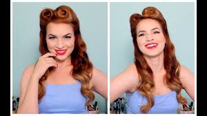 Welcome to the new century! 1940 S 50 S Pinup Hair And Makeup Youtube