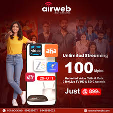 Top Reasons to Choose Airweb Internet for Non-Stop Access to Movies, Web Series & OTT Entertainment