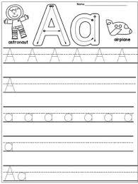 Teach kids by having them trace the letters and then let them write them on . Kindergarten Alphabet Practice Worksheets Teaching Resources Tpt