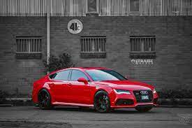 Customized Candy Red Audi S7 Quattro Steals Your Attention Red Audi Audi Custom Candy