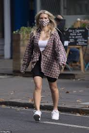 My sister is kate moss jordan@weareverified.co link.snipfeed.co/lottie. Lottie Moss Is Casual Chic In Oversized Checked Shirt And Cycling Shorts