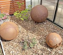 What you should know about corten steel. Corten Steel Balls Sproutwell Decor