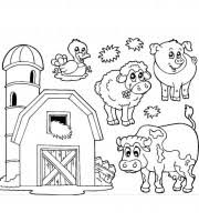 Animated nursery rhymes old macdonald had a farm teddy bear. Top Farms Coloring Pages For Your Little Ones Coloring Pages