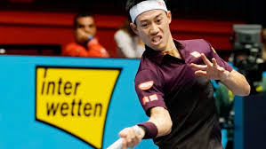 Japan S Kei Nishikori Beats American Frances Tiafoe In Three Sets In Their First Round Match At The Erste Bank Open Kei Nishikori Japan Round