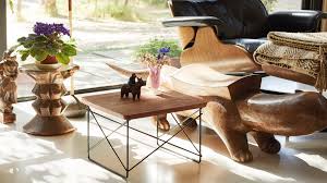 Classic shape and look with birch construction with white laminate top and wire coated chrome metal base. Herman Miller And Vitra Release Eames Eucalyptus Ltr Tables
