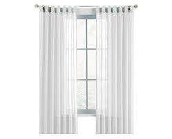 .sheer white curtains with a touch of gold.two posts in a day, i must be certainly very inspired! White Plain Tab Top Window Curtains Rs 999 Piece S R J Company Id 19400215755