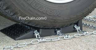 Snow Tire Chains Ramp Snow Chains Jeep Truck Chain