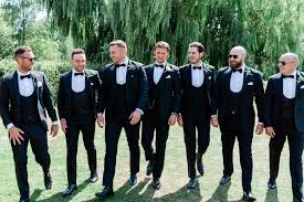 Image result for black tie optional male