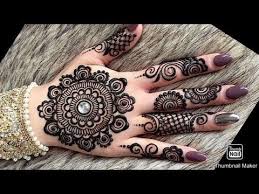 Have a look at these easy gol mehndi designs for front and back hands, which has been shown below with images in two different categories. Simple Gol Tikki Mehndi Designs For Hands Easy Arabic Mehendi Design Beginners Mehndi For Back Youtube Mehndi Designs For Hands Hand Henna Mehndi Simple