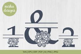 Download Split Floral Numbers 0 To 9 Graphic By Diycuttingfiles Creative Fabrica Yellowimages Mockups