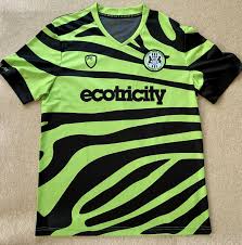 At right is displayed the color forest green. New Season Forest Green Rovers Home Football Shirt 2019 2021