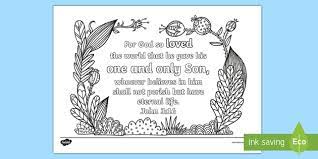 Stitch coloring pages are a fun way for kids of all ages, adults to develop creativity, concentration, fine motor skills, and color recognition. John 3 16 Mindfulness Coloring Page Teacher Made