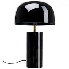 Baccarat, flos, artemide, fontana arte. Retro Black Table Lamp Loungy Kare Design