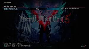 As per tradition, devil may cry 5 offers a few unlockable costumes that are awarded to players for completing certain feats in game. Devil May Cry 5 Change Npc Appearance In Cutscenes Nico Trish Lady Ex Color Costumes 2019 Youtube