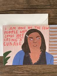 The Office Us Kelly Kapoor Funny Quote Cake Birthday Card Mindy Kaling Art Kelly Kapoor Birthday Cards Cards