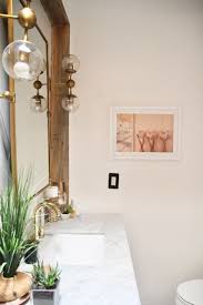 Black White And Gold Bathroom Decor Before And After Black And White And Wood And Gold Bathroom Ramshackle Glam Gold Bathroom Gold Wood Ramshackle Glam