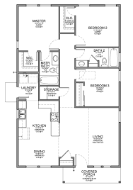 Small & simple house plans. Floor Plan For A Small House 1 150 Sf With 3 Bedrooms And 2 Baths Floor Plans Ranch Floor Plans House Plans 3 Bedroom