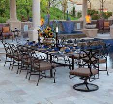 Some of the dining sets offer butterfly leaf extensions to accommodate more people. 9 Big Outdoor Dining Sets Seating For 8 10 People Ideas Patio Dining Set Outdoor Dining Outdoor Dining Set