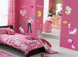 Kids Bedroom Stunning Girl Bed Room Design With Pink Purple And Wallpaper Decoration Kids Room Design With Barbie Room Barbie Bedroom Barbie Bedroom Furniture