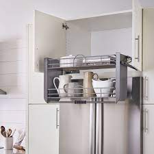 5pd Fog Solid Bottom Pulldown Kitchen And Bath Design Pull Down Shelf Walnut Shelves