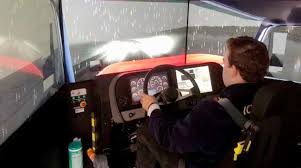 Truck Driving Simulator Excites Idaho High School Students