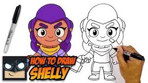 As desenhos para colorir dos personagens desta página foram desenhadas por gianluigi piludu gilp. How To Draw Brawl Stars Psg Shelly Ø¯ÛŒØ¯Ø¦Ùˆ Dideo