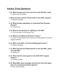 We have put together the ultimate nhl quiz for hockey fans. Proambitions Com