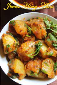 Jeera Hing Aloo Recipe Potatoes With Cumin Seeds Asafoetida Yummy Tummy Aloo Recipes Cumin Recipes Potato Recipes