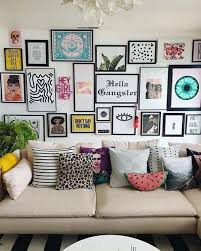 43 Ideas How To Decorate The Sofa Against The Wall Living Room Cozy Wohnzimmer Gemutlich Wohnzimmer Dekorieren Wand Dekorieren