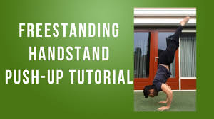 yaad s handstand push up tutorial