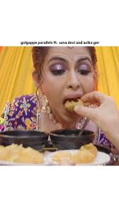 | are you a golgappe lover? 🤩❤️, @avikagor looking so cute 😂✨️, follow  @avikagor.glorious for more 🌷, #love #avikagor #avikagorfans  #rajubaajewala #AvikaMilindKiShaadi #balikavadhu #patipatniaurpanga