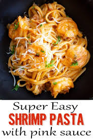 Easy Shrimp Pasta With Pink Sauce Coco And Ash Recipe Easy Shrimp Pasta Shrimp Pasta Pink Sauce