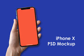 Download Do You Need A Colourful Iphone X Mockup Hold By A Hand For Your Presentation This Is The Right One For You And It Requires Few Cli Iphone Mockup Iphone Mockup