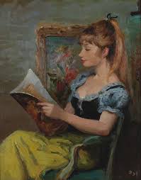 Pin By Ruaa Bazirgan On Woman Reading Girl Reading Book Art Woman Reading
