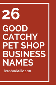 401 Good Catchy Pet Shop Business Names Cute Business Names Shop Name Ideas Business Names
