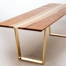 Brass Table Legs 28 Trapezoid Dining Table Legsbase Etsy Brass Dining Table Metal Table Legs Table Legs
