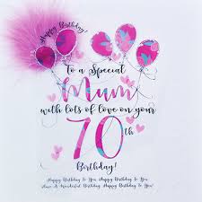 Get it tomorrow, may 27. Celebrations Occasions 70th Mum Seventy Birthday Birthday Card Age Relations Greetings Card Cards Invitations
