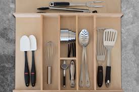custom wood kitchen utensil drawer