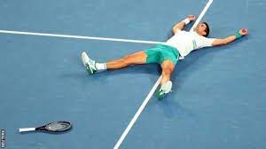 1 has pulled off something special although questions still remain about his injury. Novak Djokovic Wins Ninth Australian Open By Beating Daniil Medvedev Bbc Sport