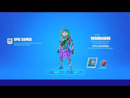 Bushranger Skin Can Be Obtained With 1200 V Bucks In The Item Shop Fortnite Fortnite Epic Games Ranger