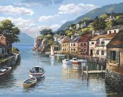 I make most of my characters out of modeling clay. 170 Paintings By Sung Kim Ideas Landscape Paintings Painting Scenery