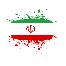 iranian flag ink spatter iranian flag flag vector flag